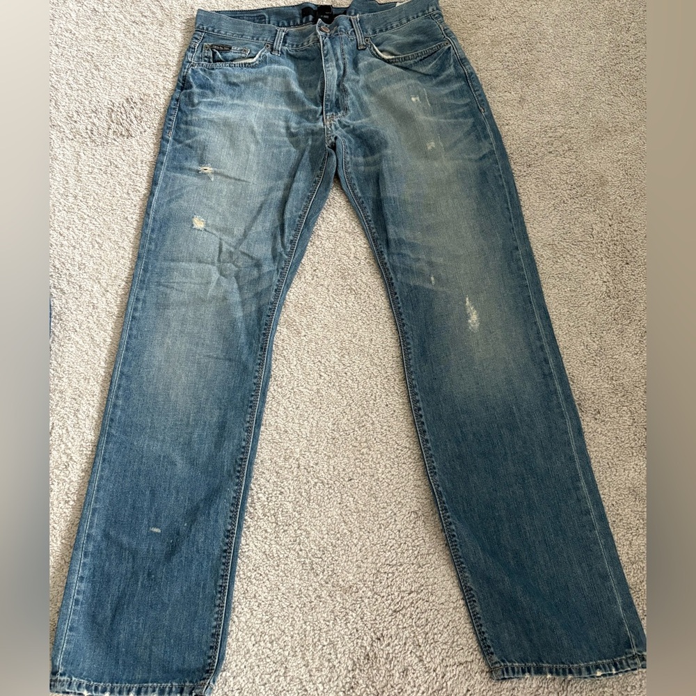 calvin klein jeans slim straight lowrise men size 33 used
